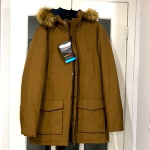 Tan Color winter jacket for men, brand new, size medium